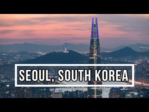 Seoul, South Korea | Aereial Night Drone 4K