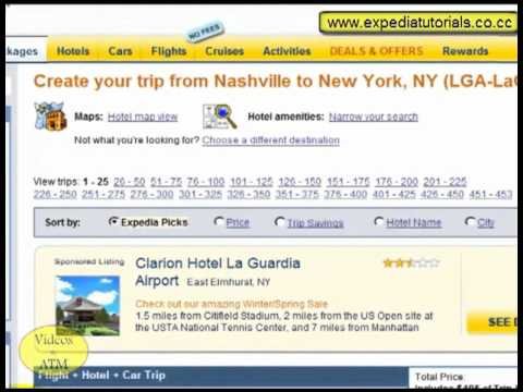 Expedia.com Flight plus Hotel plus Car Reservations