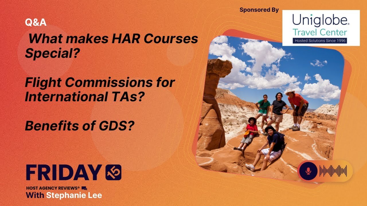 (149) What makes HAR Courses Special? Flight Commissions for International TAs? Benefits of GDS?