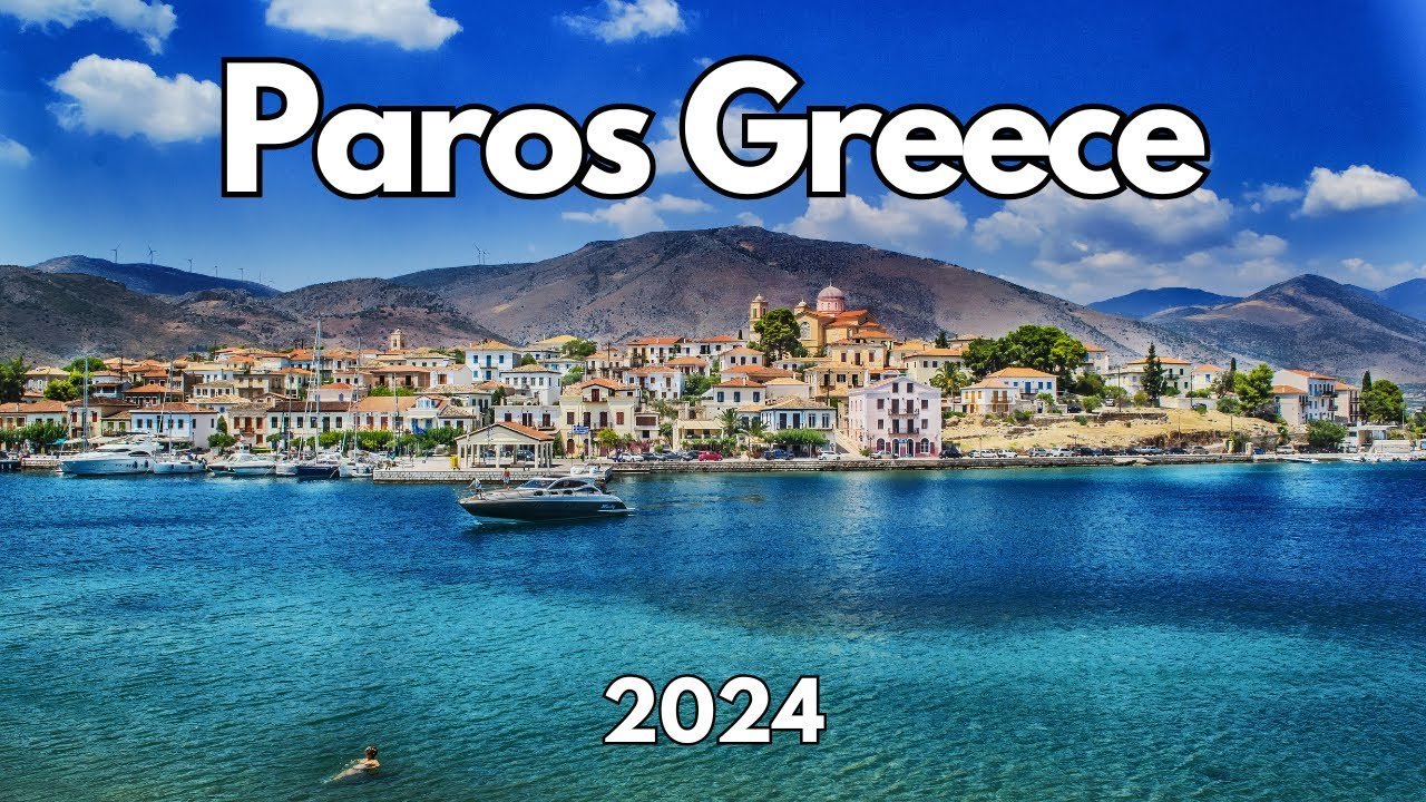 PAROS, GREECE 2024 – Coastline Views During Lunch