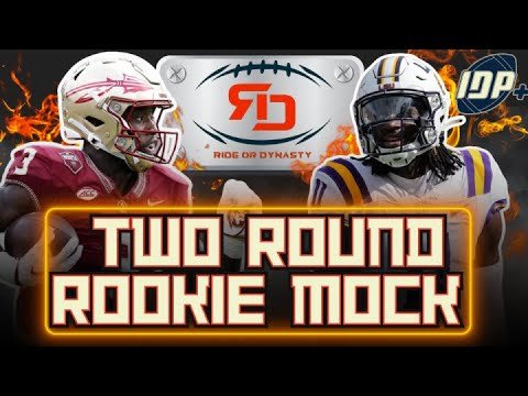 NFL Rookie Two Round Dynasty Fantasy Football Mock Draft